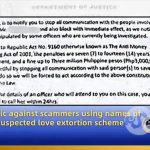 注意!有人冒充菲律宾移民局局长诈骗!-白菜社区-白嫖彩金-白菜论坛